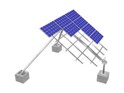 斜單軸太陽能跟蹤系統