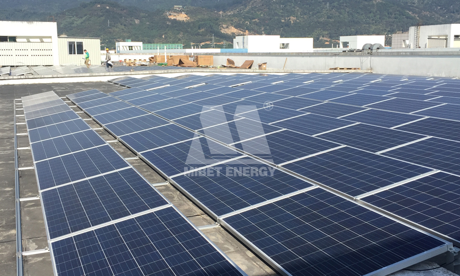 廈門平屋頂鋁合金壓載系統項目 1.15MW
