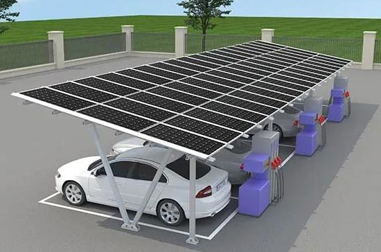 防護發電兩相宜，oety歐億體育光伏車棚“巧解”充電焦慮