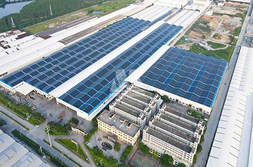 oety歐億體育助力嘉俊陶瓷21.5MW屋頂項目成功發(fā)電！