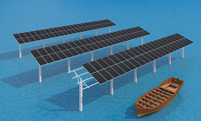 oety歐億體育廣東開平50MW漁光互補光伏項目
