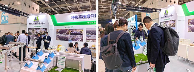 展會現(xiàn)場-客人參觀了解oety歐億體育產(chǎn)品